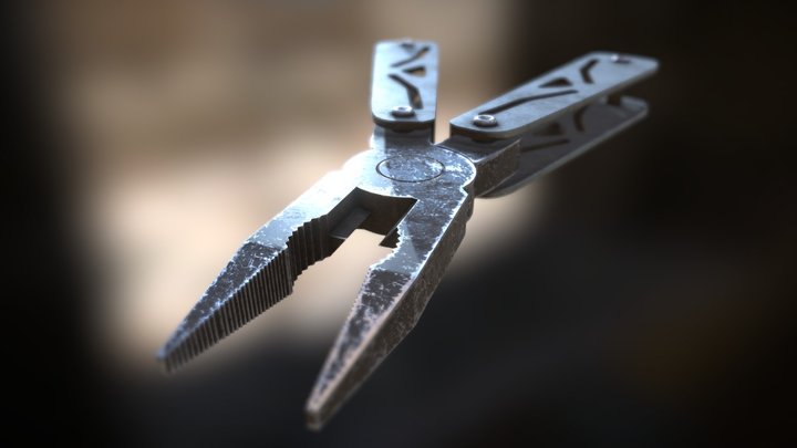 Pliers 3D Model