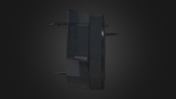 Combine Door 3D Model