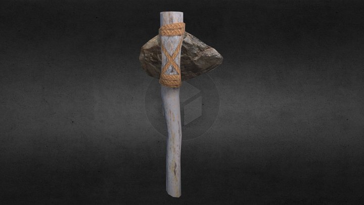 Primitive Ax 3D Model