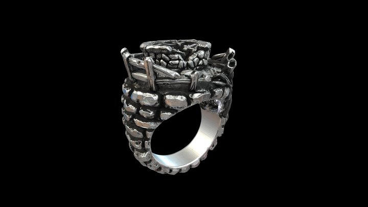 Styx Jewel - "Well Of Oblivion" ring 3D Model