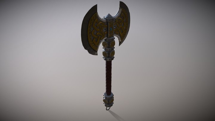 Dwarf Axe 3D Model