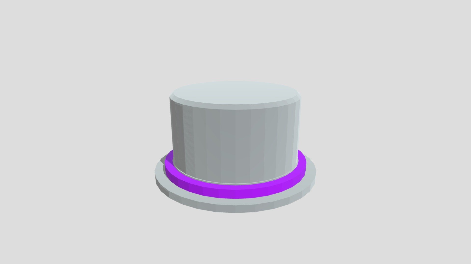 Lowpoly Tophat For Blender