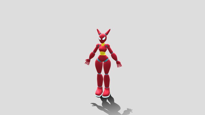 Robot woman 3D Model