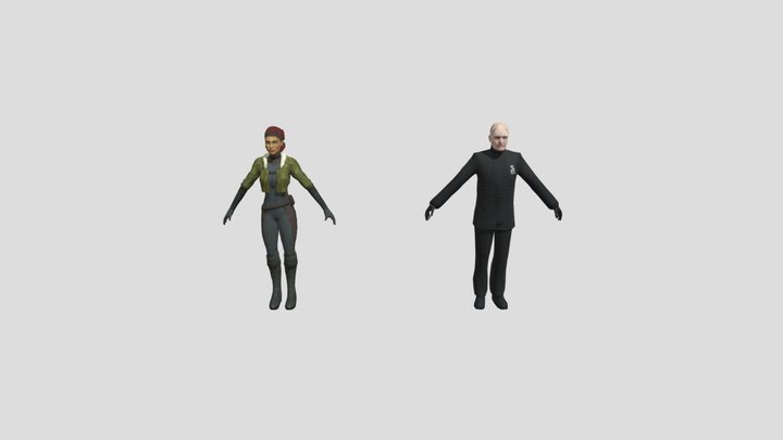 HL2 Beta Model Pack (CREDITS IN DESC) 3D Model