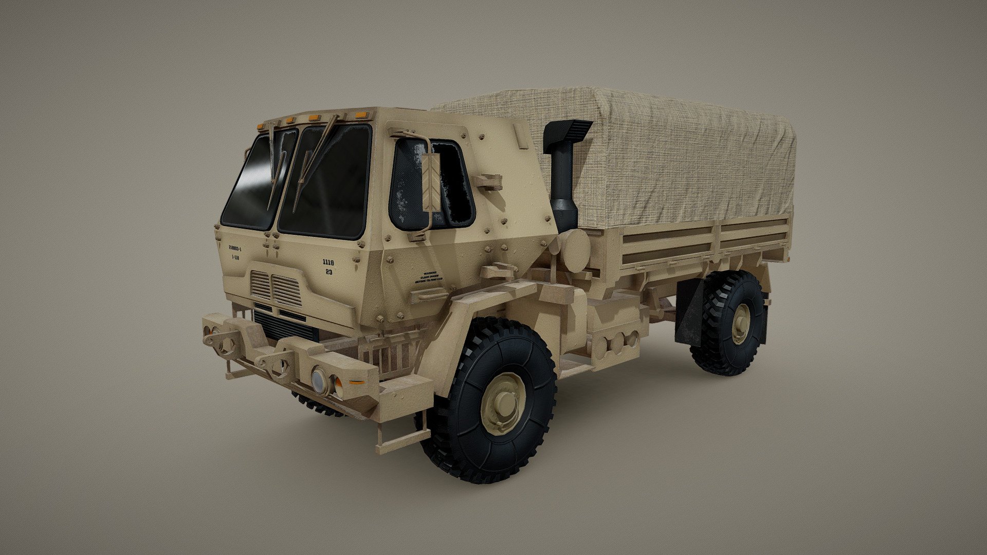 M1083 MTV Medium Tactical Vehicle LOW POLY - Buy Royalty Free 3D Model ...