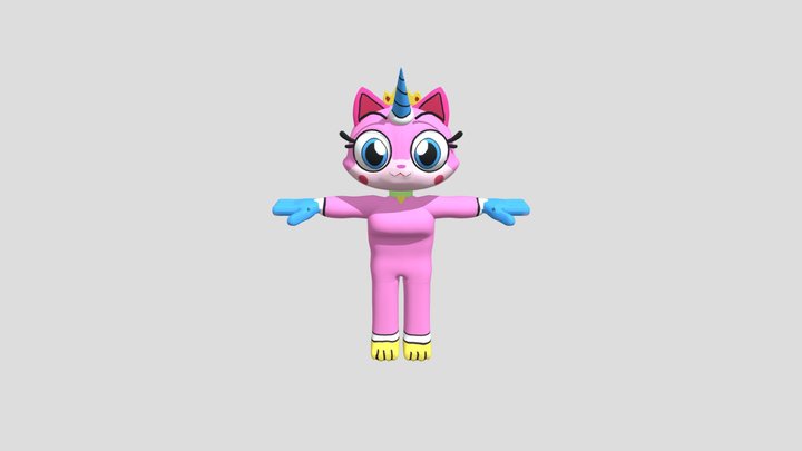 Unikitty (Anthro) 3D Model