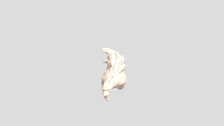 Sea Bear - Creature design project 3D Model