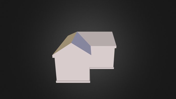 Complex House 3D Model
