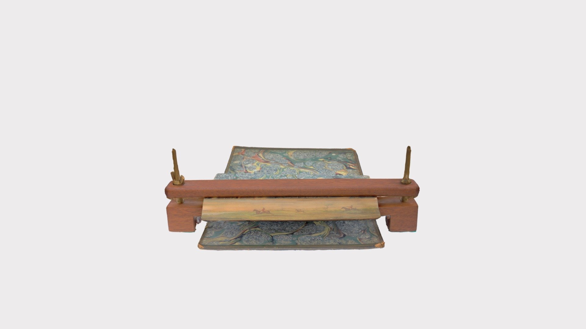 ForeEdge Painting on The Poems of Goldsmith 3D model by IU3D