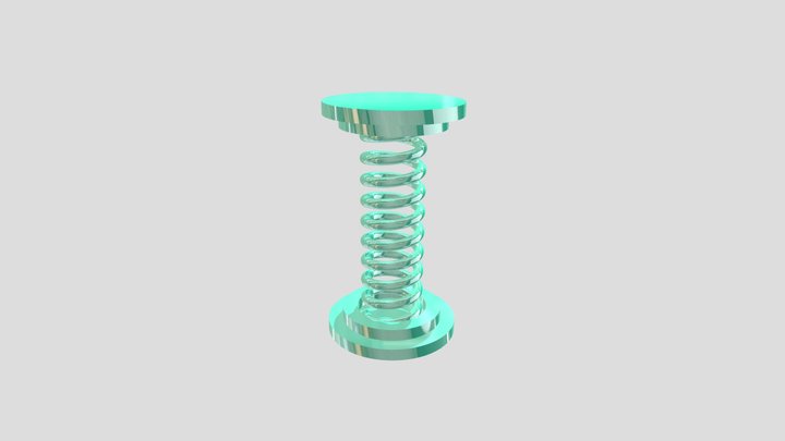 Spring with Base 3D Model