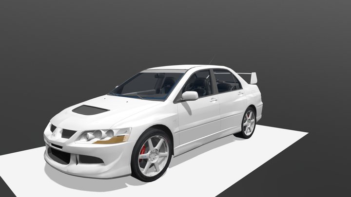 Mitsubishi Evo 8 3D Model