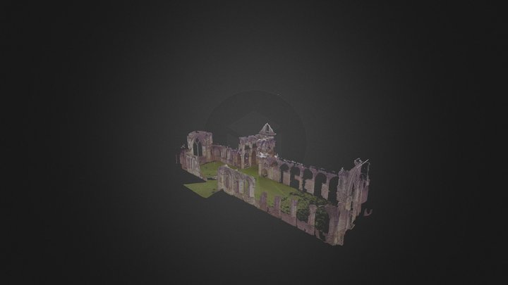 Laser scan of Netley Abbey 3D Model