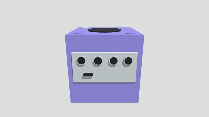 GameCube 3D Model