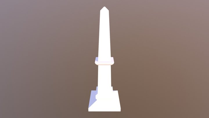 Poole Obelisk 31 Jan 2018 3D Model