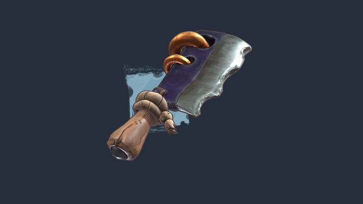 Stylized Assets| Butchers Blade 3D Model