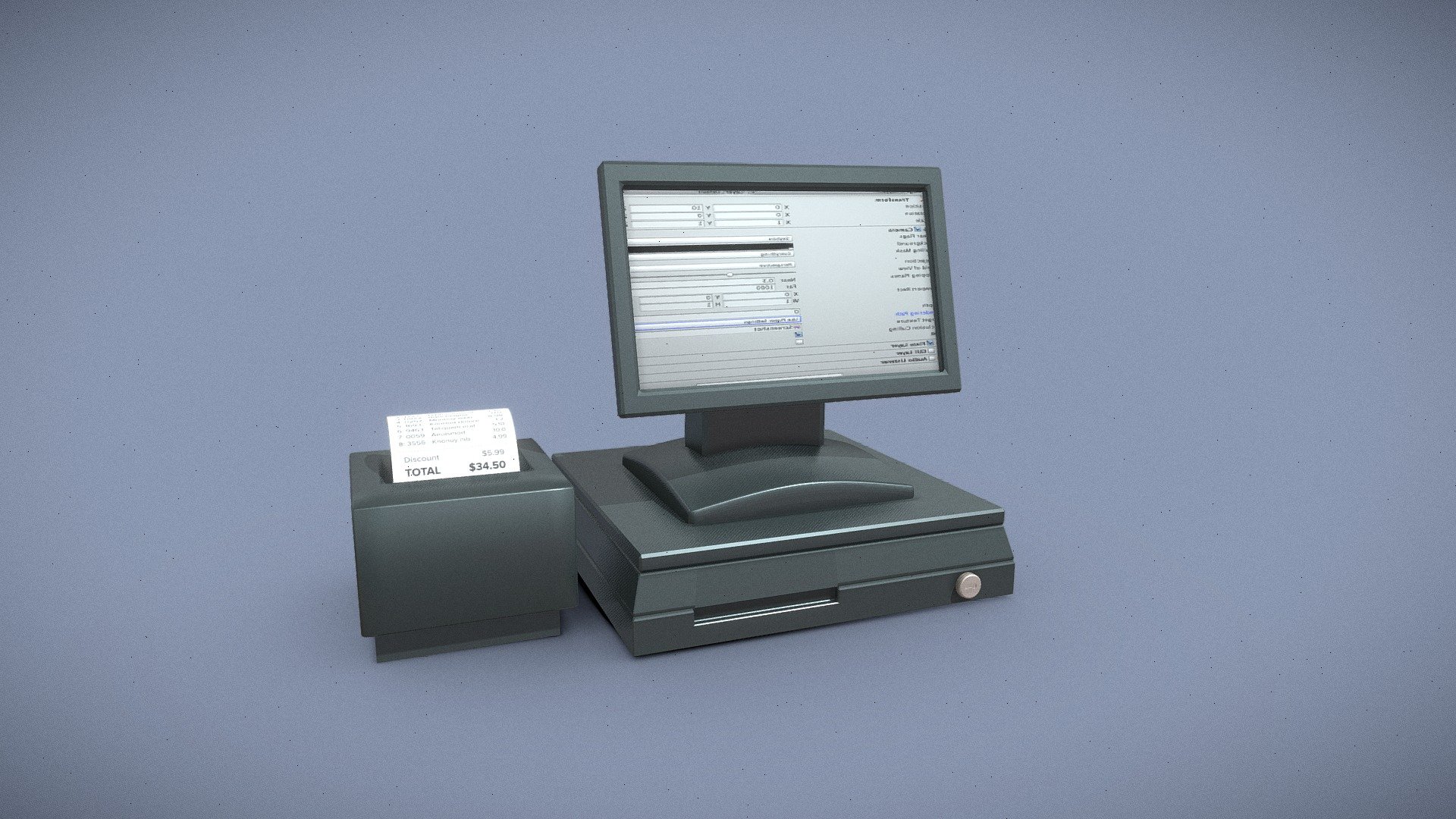 Cash Register 3D model by hdyeah (hdyeahhh) [bdfdda3] Sketchfab