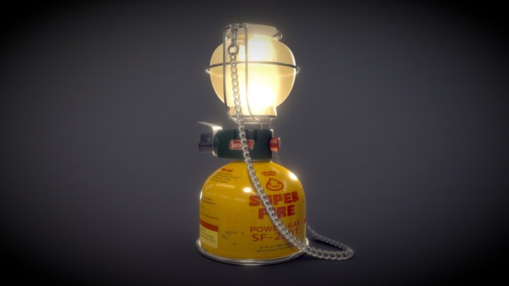 Lantern for Camping 3D Model