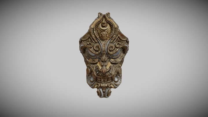 Mask_With_UV 3D Model