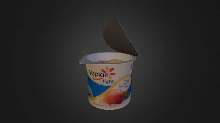 Yoplait Yogurt 3D Model