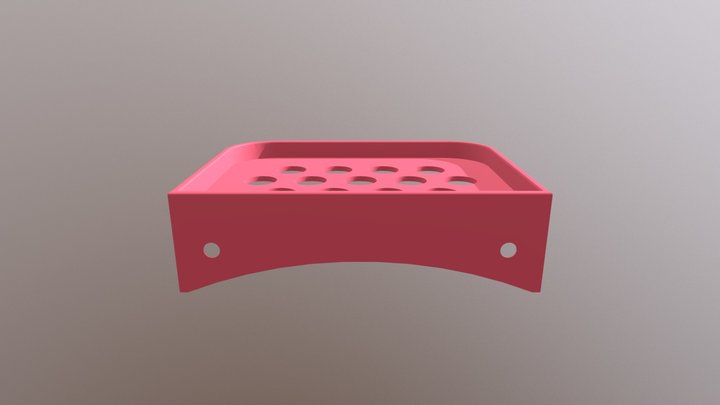 Configurable Plastic Shelf 3D Model