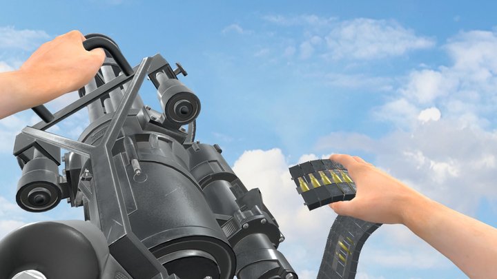 Minigun M-134 | First Person Animations 3D Model