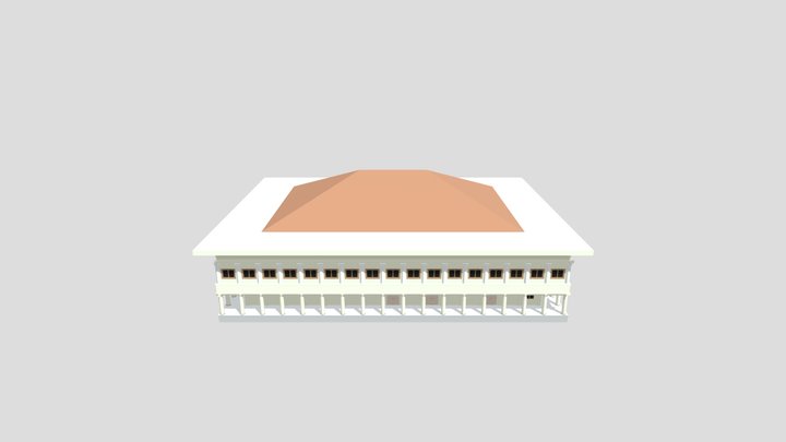 Balai Sidang Bung Hatta 3D Model