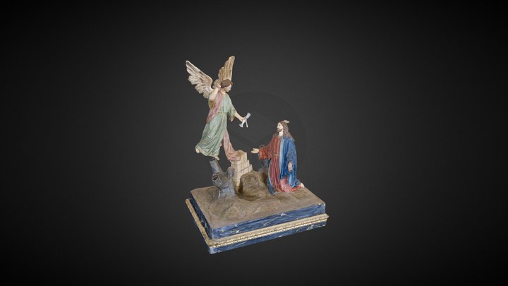"Varicedda" - Prayer in the Garden 3D Model