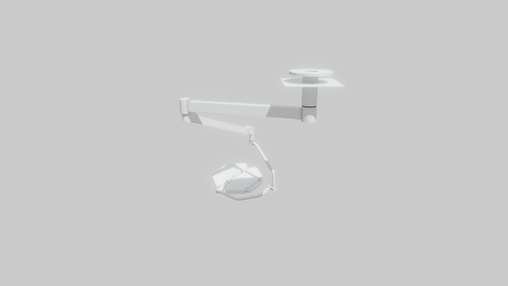 Medical Hospital Wall mounted LED Lamp 3D Model