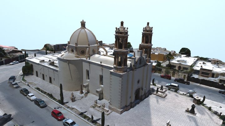 Santuario de Guadalupe, Chihuahua, Chih. 3D Model