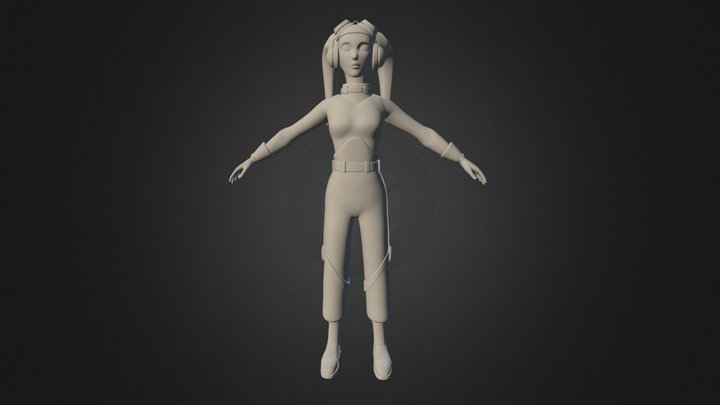 3D Fanart Hera Syndulla - Star Wars Rebels 3D Model