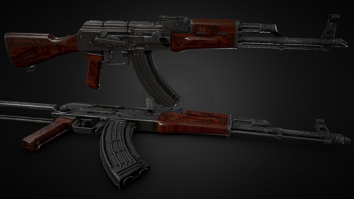 AKM Assaultrifle 3D Model