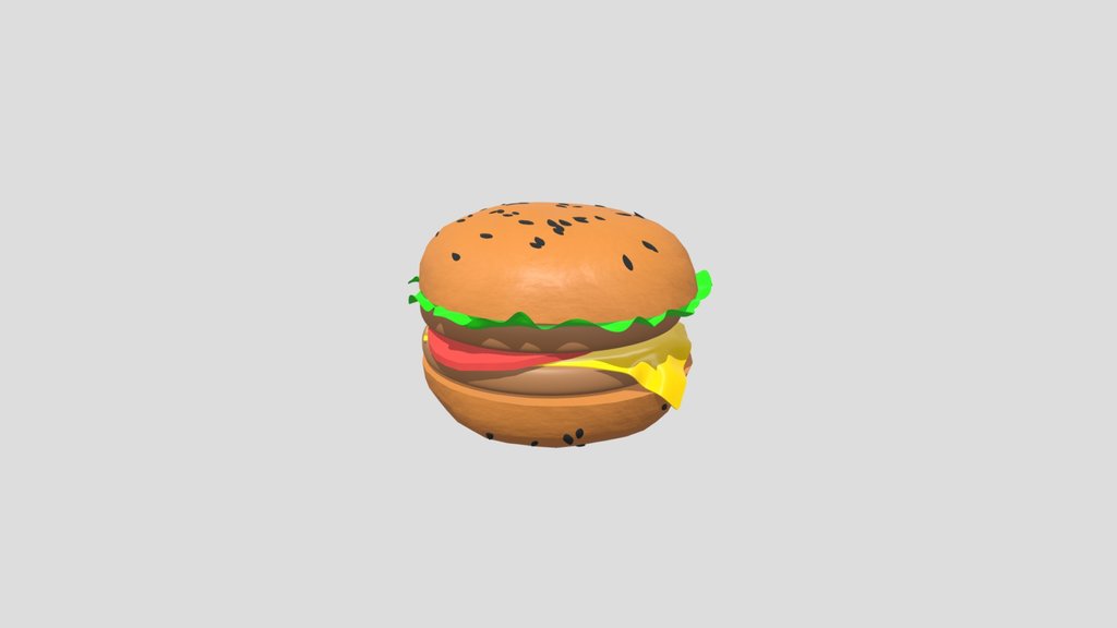 Hamburger 3d Model
