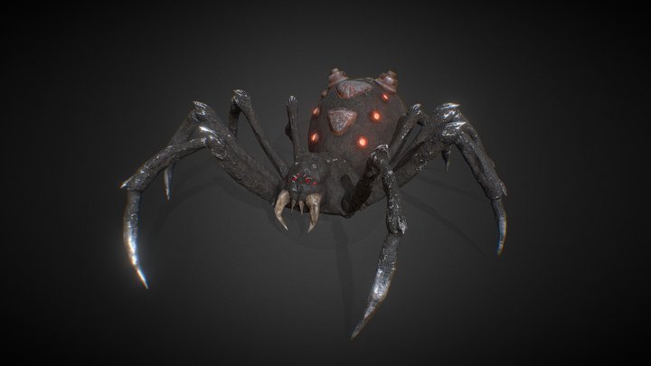 Cyber Spider 3D Model
