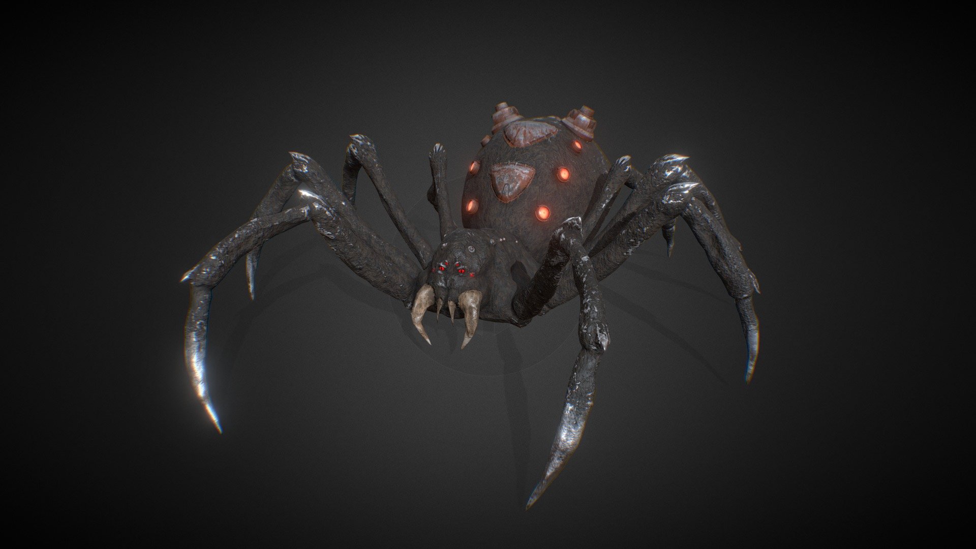 Cyber Spider - 3D model by VENTUMmp game (@ventummpgame) [be0920f ...