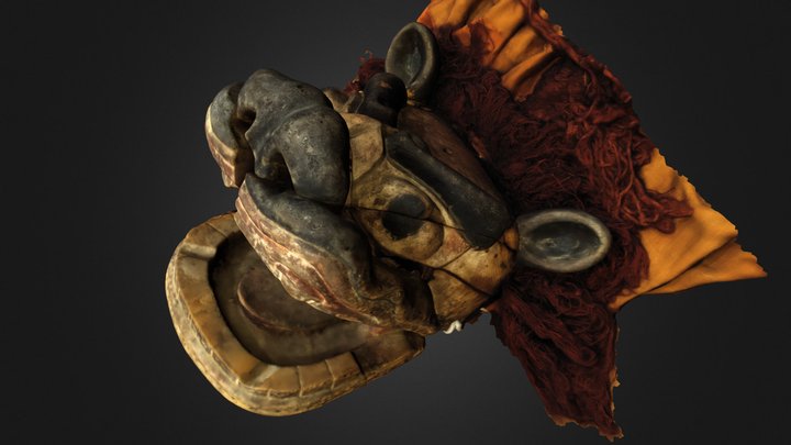 兵庫県加東市上鴨川　神事舞　獅子舞 3D Model