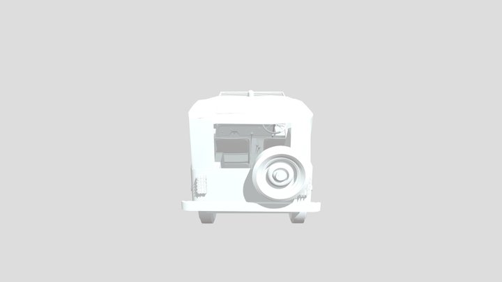 Police old Jeep kerala 3D Model