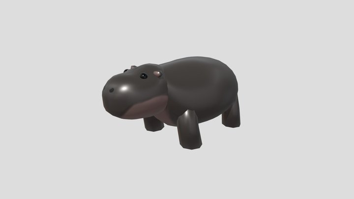 Baby Hippo – Modello 3D gratuito STL