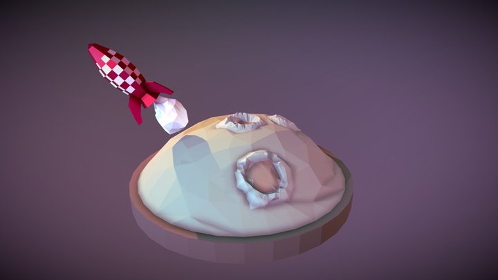 Life On Moon 3D Model