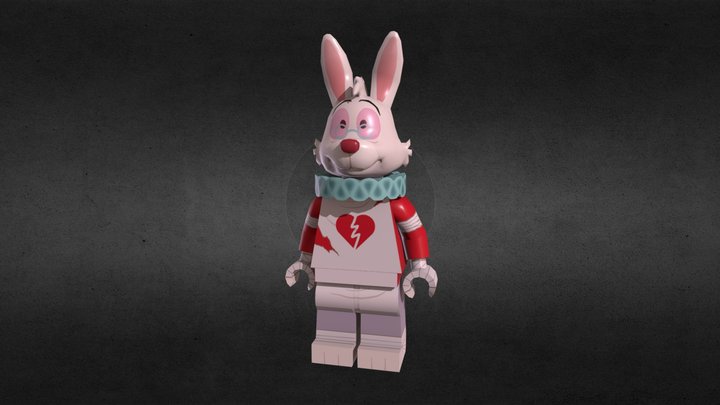 Lego Street Fighter White Rabbit 3D Model