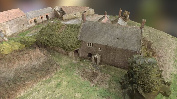 Derelict Farmhouse - Shepton Mallet 3D Model