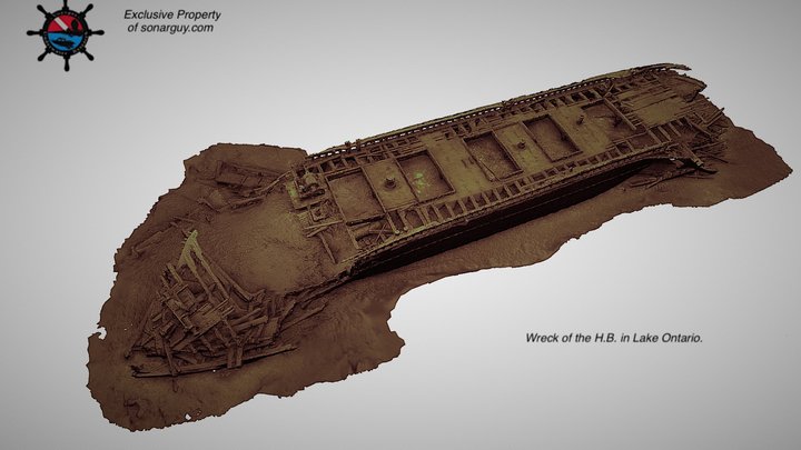 Wreck of the H.B. - Lake Ontario 3D Model