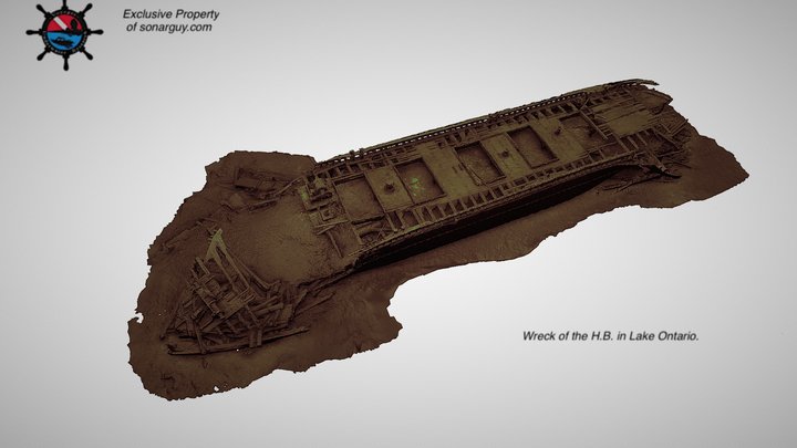 Wreck of the H.B. - Lake Ontario 3D Model