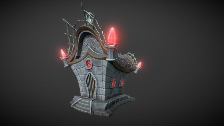 Scary Crypt (Stylized) 3D Model