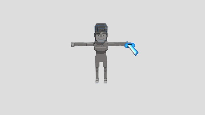 Water Blade Sandbox NFT 3D Model
