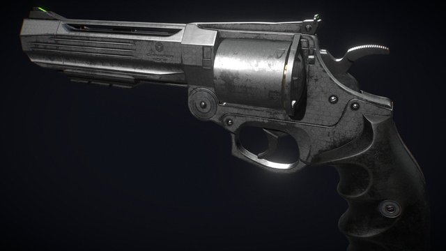 BMRevolver "ChamferZone edition" v.2 3D Model