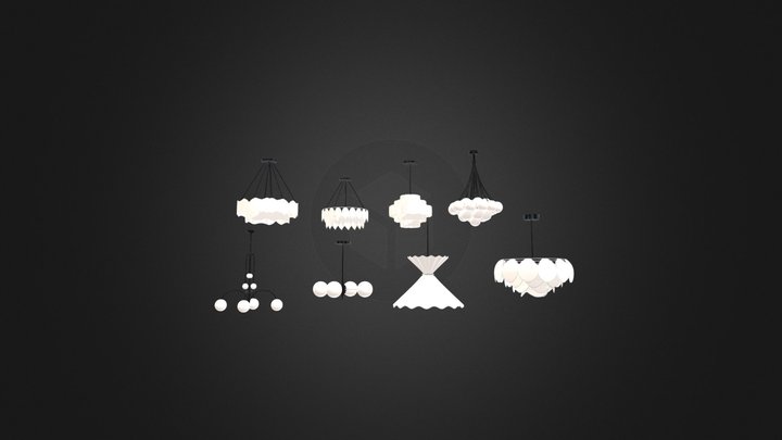 French-style chandelier 3D Model
