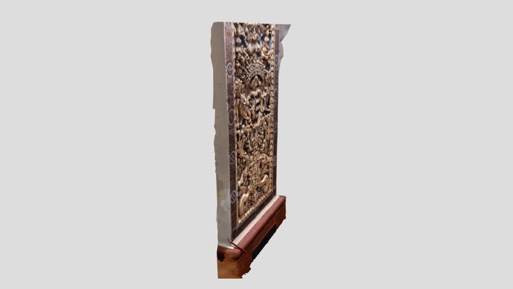 Wall in St Johns Cathedral, Valletta, Malta 3D Model