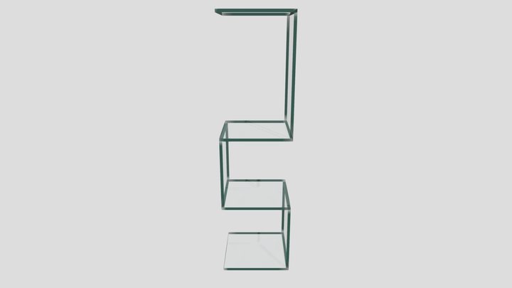 Glass Shelf 3D Model