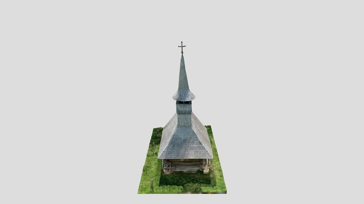 Wooden Church of Bulgari, Romania 3D Model