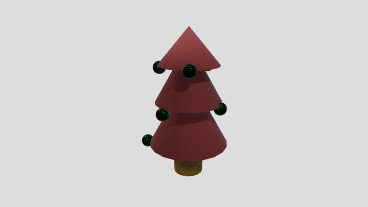 cursed christmas tree 3D Model